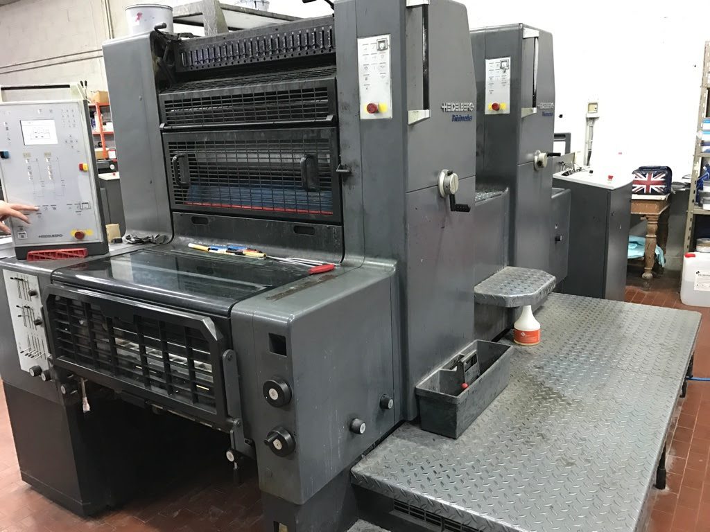 2 Colour Heidelberg Auto Plate Offset Printing Machine